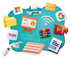 Цифровая база для школьника - КИБЕРшкола программирования для детей, компьютерные курсы для школьников, начинающих и подростков - KIBERone г. Звенигород