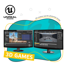 Unreal Engine 4. Игровой движок - КИБЕРшкола программирования для детей, компьютерные курсы для школьников, начинающих и подростков - KIBERone г. Звенигород