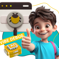 Тестирование & Vibe Debug. Охотники за багами - КИБЕРшкола программирования для детей, компьютерные курсы для школьников, начинающих и подростков - KIBERone г. Звенигород