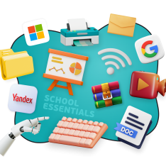 Цифровая база для школьника - КИБЕРшкола программирования для детей, компьютерные курсы для школьников, начинающих и подростков - KIBERone г. Звенигород