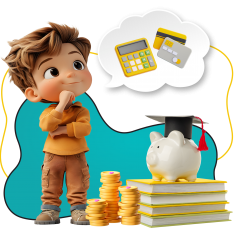 Финансовый интеллект вместе KIBERone - КИБЕРшкола программирования для детей, компьютерные курсы для школьников, начинающих и подростков - KIBERone г. Звенигород