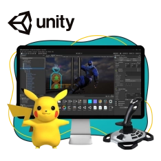 Мир игр на Unity 2D на популярном движке + AI-помощники - КИБЕРшкола программирования для детей, компьютерные курсы для школьников, начинающих и подростков - KIBERone г. Звенигород