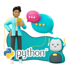 Умный чат-бот на Python на Telegram - КИБЕРшкола программирования для детей, компьютерные курсы для школьников, начинающих и подростков - KIBERone г. Звенигород