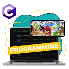Программирование на C#. Удивительный мир 2D-игр - КИБЕРшкола программирования для детей, компьютерные курсы для школьников, начинающих и подростков - KIBERone г. Звенигород