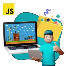 Программирование на JavaScript. Учимся создавать игры! - КИБЕРшкола программирования для детей, компьютерные курсы для школьников, начинающих и подростков - KIBERone г. Звенигород