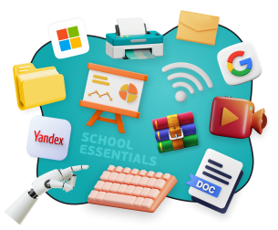 Цифровая база для школьника - КИБЕРшкола программирования для детей, компьютерные курсы для школьников, начинающих и подростков - KIBERone г. Звенигород